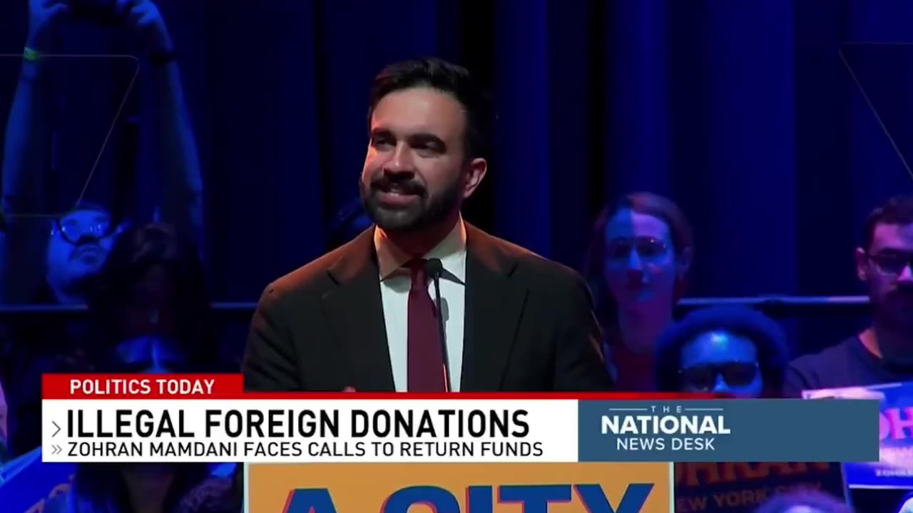 THERE IT IS 🚨 New York Mayor Candidate Zohran Mamdani is foreign funded...