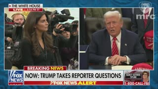 Trump BLASTS CNN's Kaitlan Collins -not smiling? It's because you know you're not telling the truth