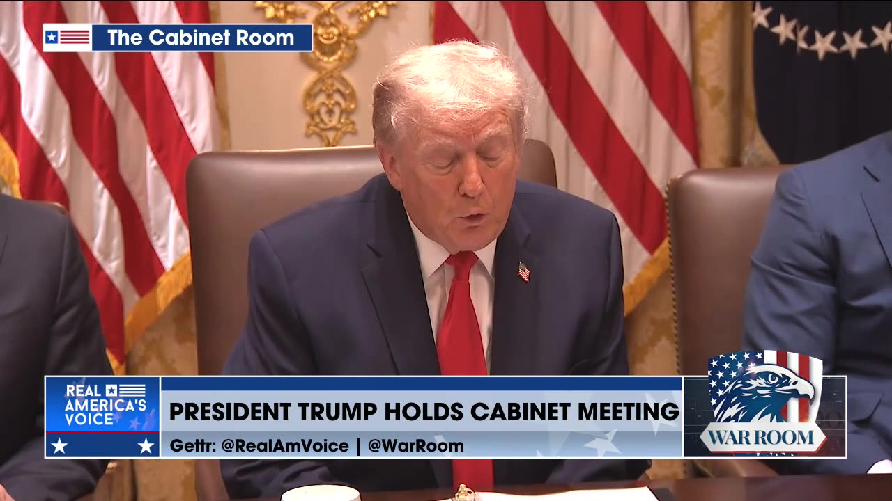 WATCH: President Trump Holds Cabinet Meeting