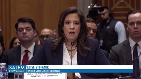 Elise Stefanik Vows To Work With Trump To End War In Ukraine During Senate Confirmation Hearing