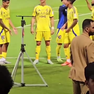 The legend Cristiano with Angelo