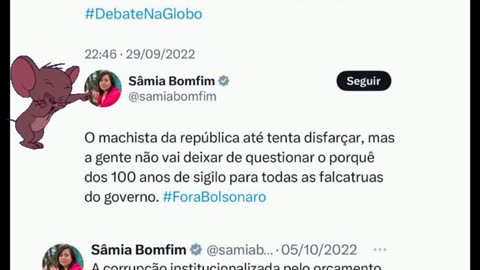 Olha ela aí 👉 Sâmia Bonfim Macdonald o lula ladrão colocou sigilo até nas pregas do cu 😁