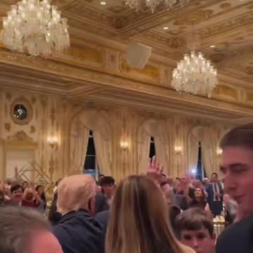 President Trump, First Lady Melania, and Barron Celebrate Thanksgiving at Mar-a-Lago