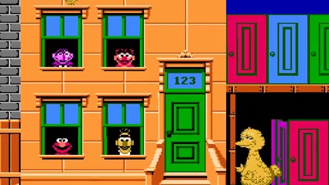 （NES）Big Bird's Hide And Speak