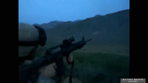 FIREFIGHT WITH TALIBAN IN MOUNTAINS