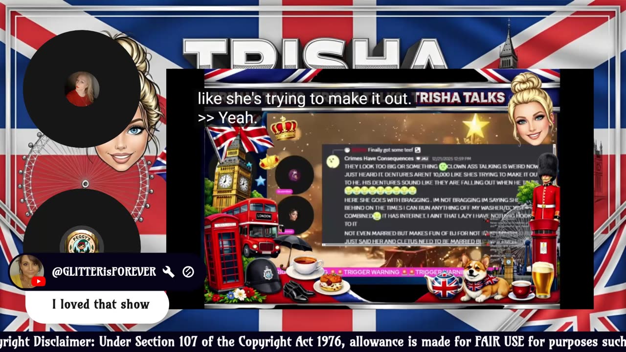 TRISHA TALKS : REVIEWS AWBJ CHRISTMAS EVE LIVE