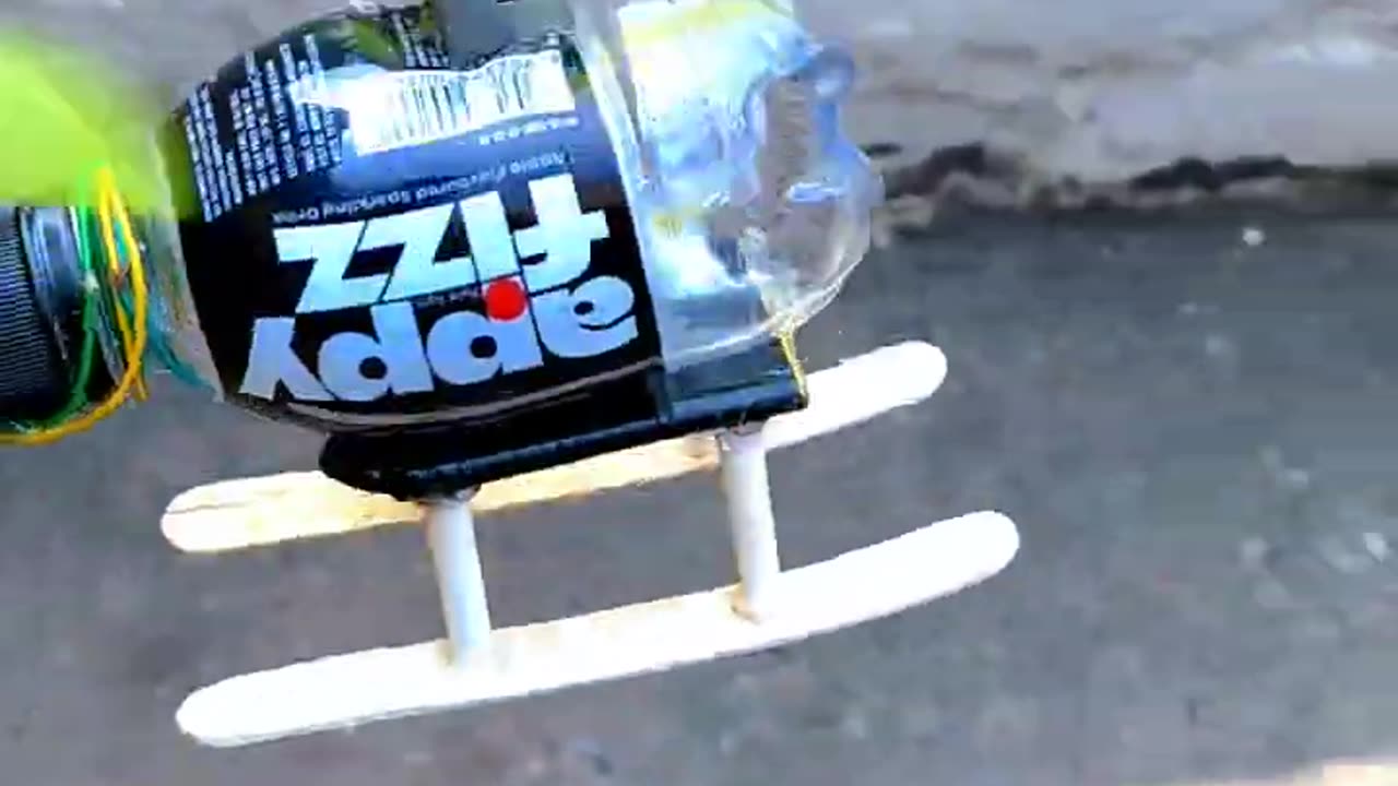 Diy Helicopter with Plastic Bottle 😀 short #video #diy #trending #viral #shorts