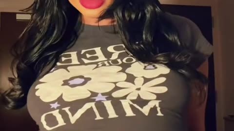 A portrait of a sweet tgirl