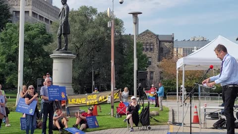 2025 09 27 Queens Pk Toronto rally, speech #3 Stephen Makk - Simcoe—North