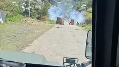 Fighting broke out in Indonesia.