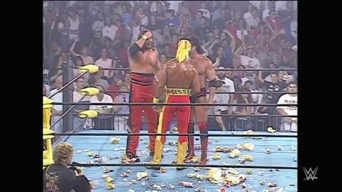 (1996.07.07) The Outsiders vs. Lex Luger, Sting & Randy Savage - Bash at the Beach - WCW