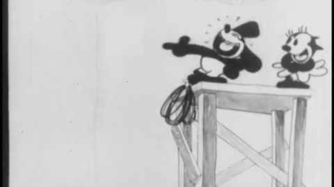 High Up: Oswald the Lucky Rabbit (Disney-Winkler, 1928)