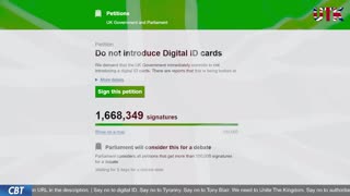 Say NO To DIGITAL ID - UK RISE UP! - Live Petition Count