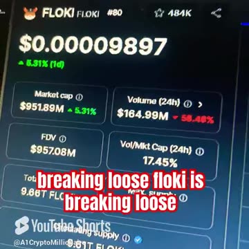 floki price prediction crypto market bull run! #fyp