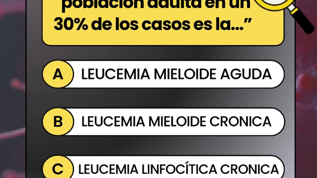 🩸⚡ ¿Cuánto sabes sobre leucemia? | QUIZ RÁPIDO