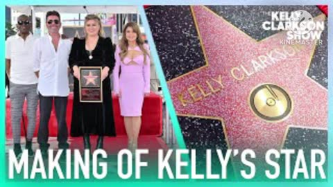 Kelly Clarkson is the latest celebrity to receive a star on the Hollywood Walk of Fame