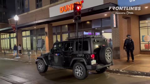 Police declared a unlawful assembly at anti-ICE protest in Minneapolis, Minnesota,