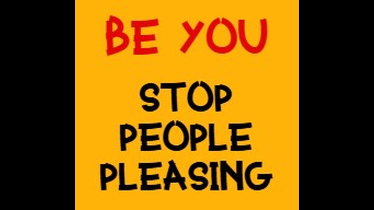 BE YOU Stop People Pleasing