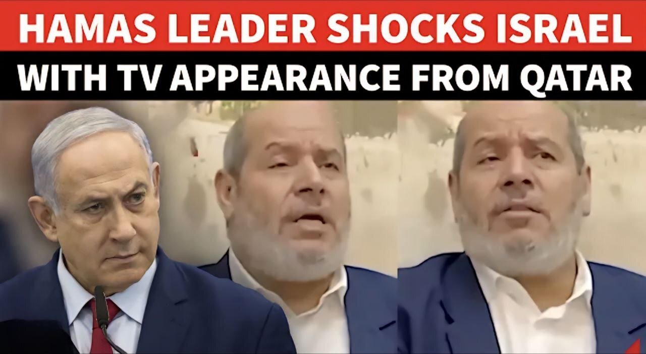Netanyahu Red-Faced As 'DEAD' Hamas Leader Makes Public Appearance On TV, Then Makes Gaza Speech