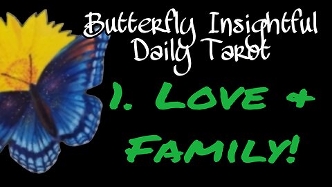 Butterfly Insightful Daily Tarot - wealth isn't just about money!