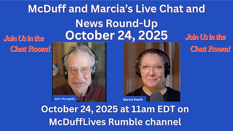McDuff's Friday Live Chat, October 24, 2025