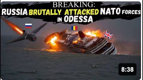 RUSSIA's most Classified UAV BANDEROLE sank a Large Romanian Ferry Boat with UK Mercenaries on Board