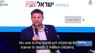 Far-right Israeli Finance Minister Bezalel Smotrich says it may be ‘moral’ to starve two million