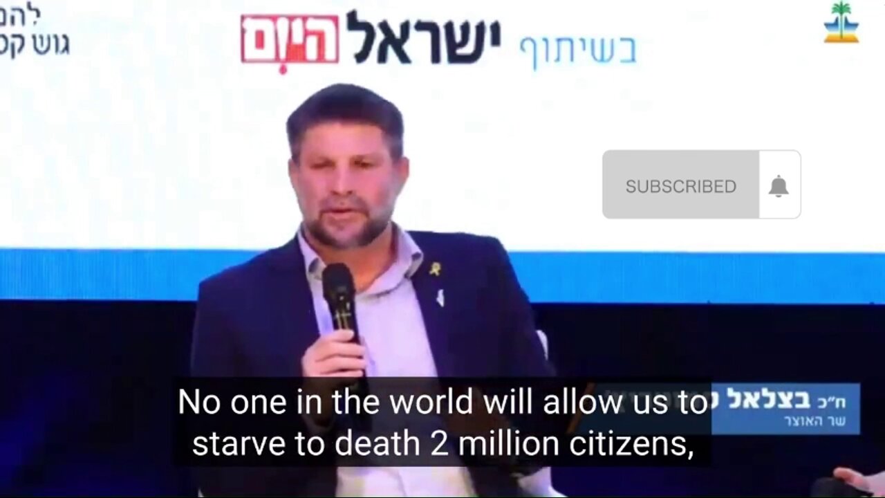 Far-right Israeli Finance Minister Bezalel Smotrich says it may be ‘moral’ to starve two million