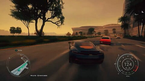 Drove Aston Martin across the map