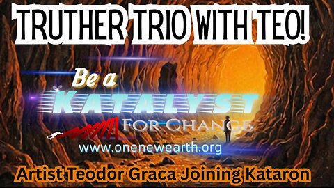 Truther Trio with Teo! Meet Artist Teodor Graca & Join the Live Chat! 10.30.2025 6pm PDT