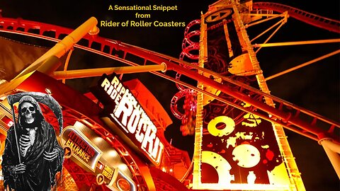 A Sensational Snippet from Rider of Roller Coasters: Hollywood Rip Ride Rockit [Off Ride Footage]