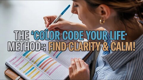 The "Color Code Your Life" Method: Find Clarity & Calm! #ColorCodeYourLife #OrganizationHacks