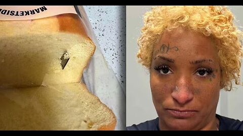 Black Female Puts Razors in Bread