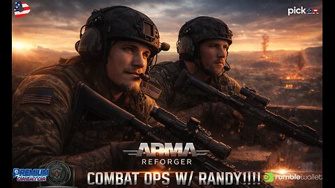🪖💥 NASCAR CLASH POSTPONED – ARMA REFORGER COMBAT OPS W/ BRO RANDY! JOIN TO BRING ORDER 18+ LIVE!