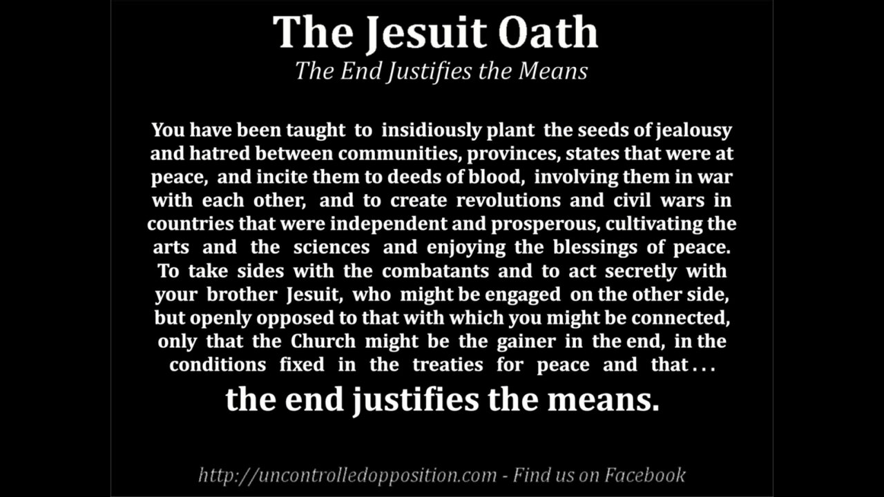 JESUIT OATH MURDER SUICIDE BY THE BROTHERHOOD RELIGONS SOCIETY OF JESUS CLUB ROME