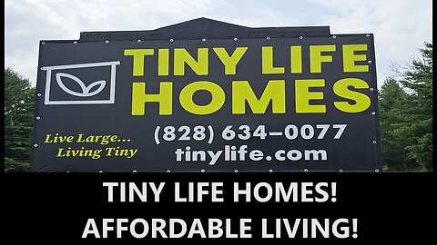 TINY LIFE HOMES! AFFORDABLE HOUSING & LIVING!