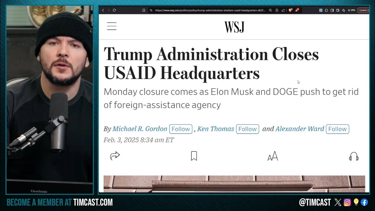 Trump & Elon Just NUKED THE DEEPSTATE, USAID HQ Shut Down Today, Long Accused CIA Front Under Fire