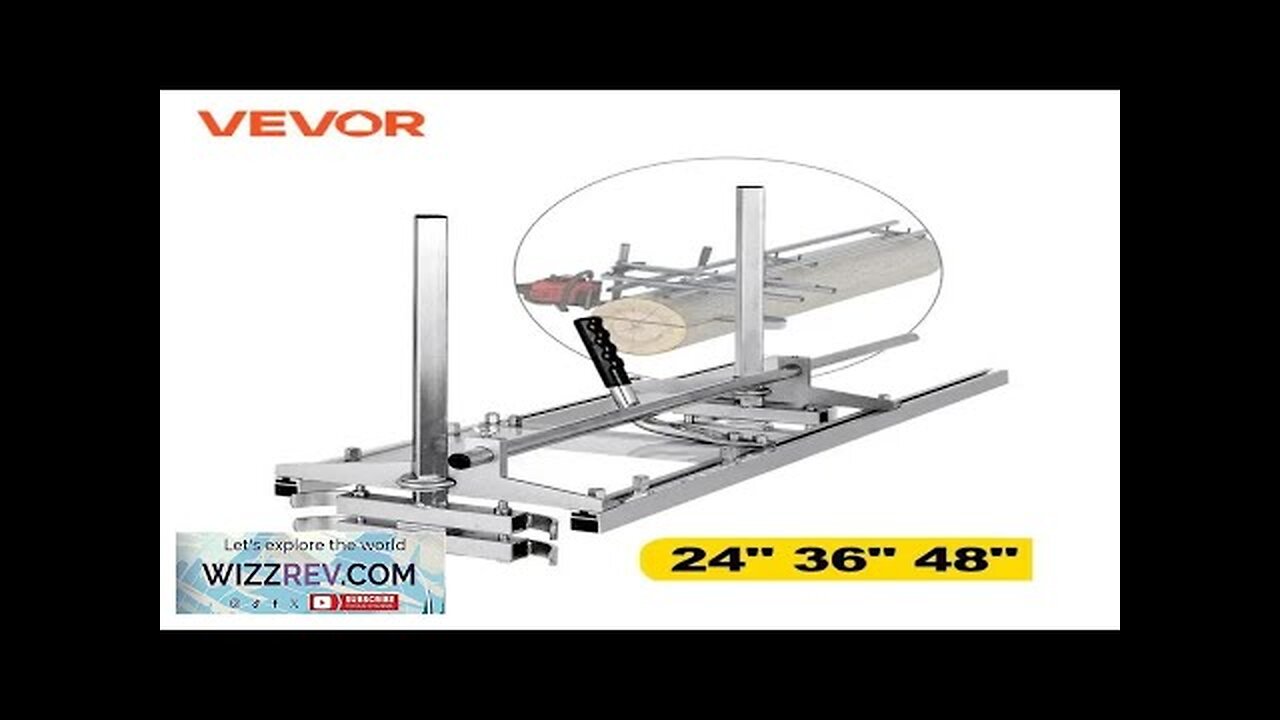 VEVOR Chainsaw Mill Planking Milling 24 36 48 Inch Guide Bar Wood Review