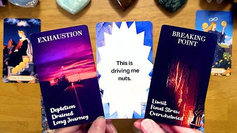 THIS PERSON IS LOSING THEIR MIND WITHOUT YOU & HAVING A MENTAL HEALTH CRISIS 😰 (LOVE TAROT READING)