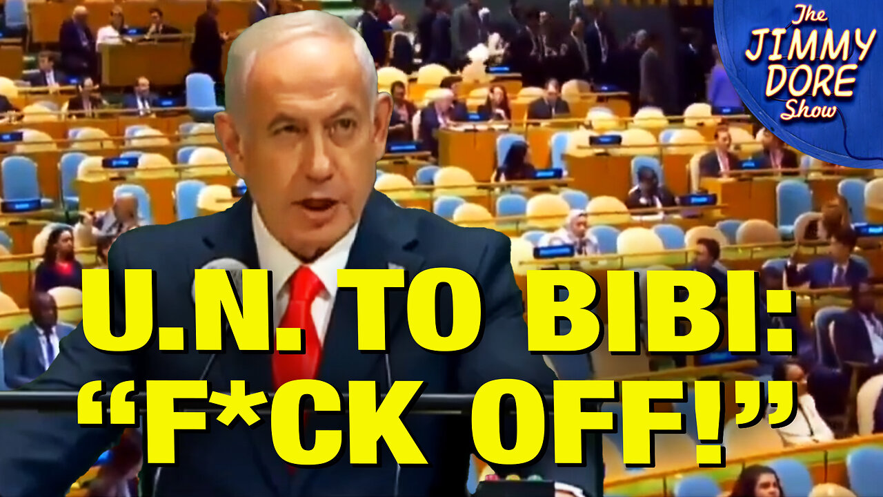 UN Delegates Walk Out EN MASSE to protest Benjamin Netanyahu!