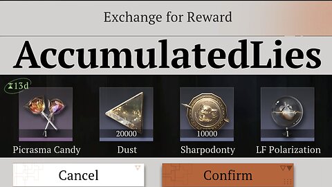 January 5, 2025 Item Code (Reverse 1999)