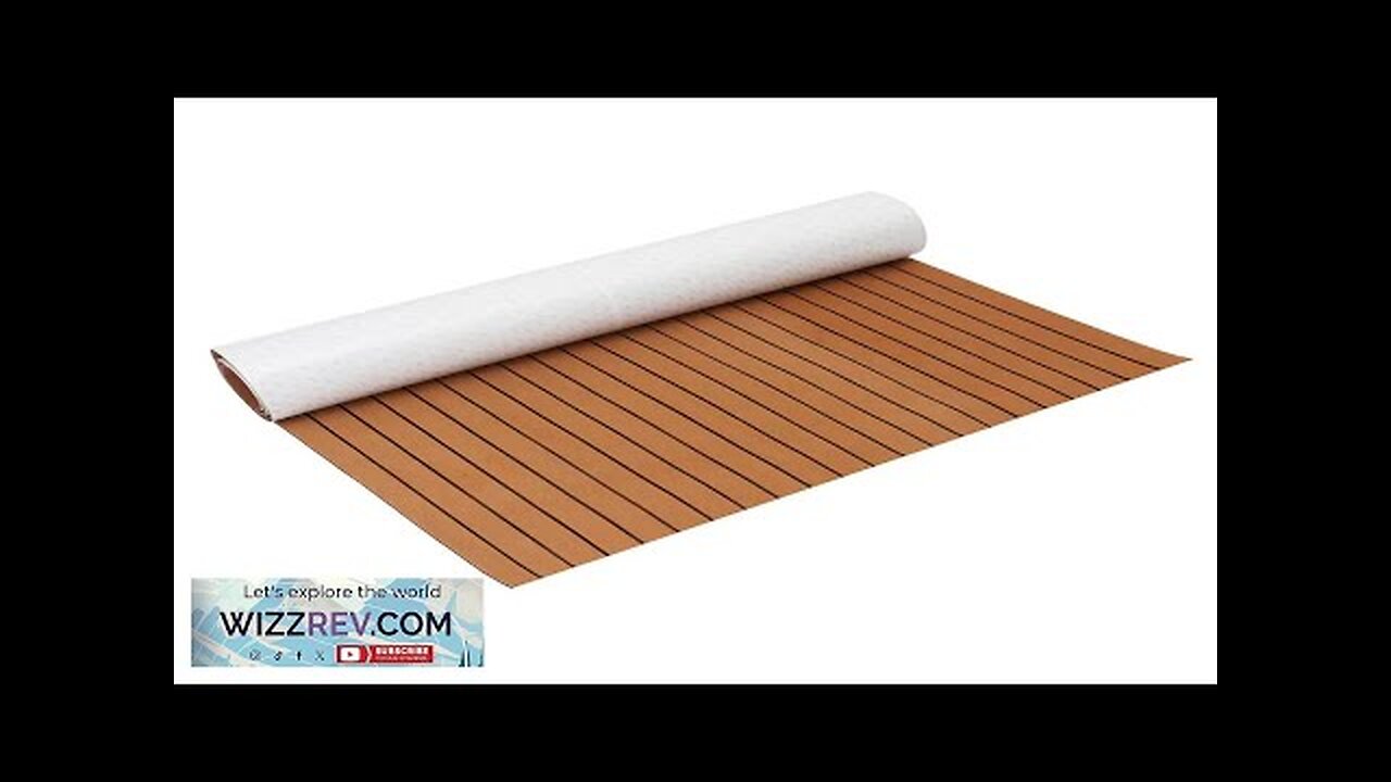 1200mmx2400mmx5mm EVA Foam Faux Teak Sheet Boat Yacht Synthetic Teak Decking Brown Review