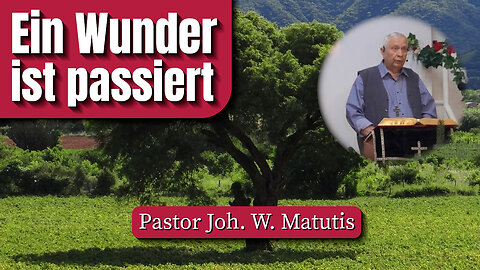 Ein Wunder ist passiert