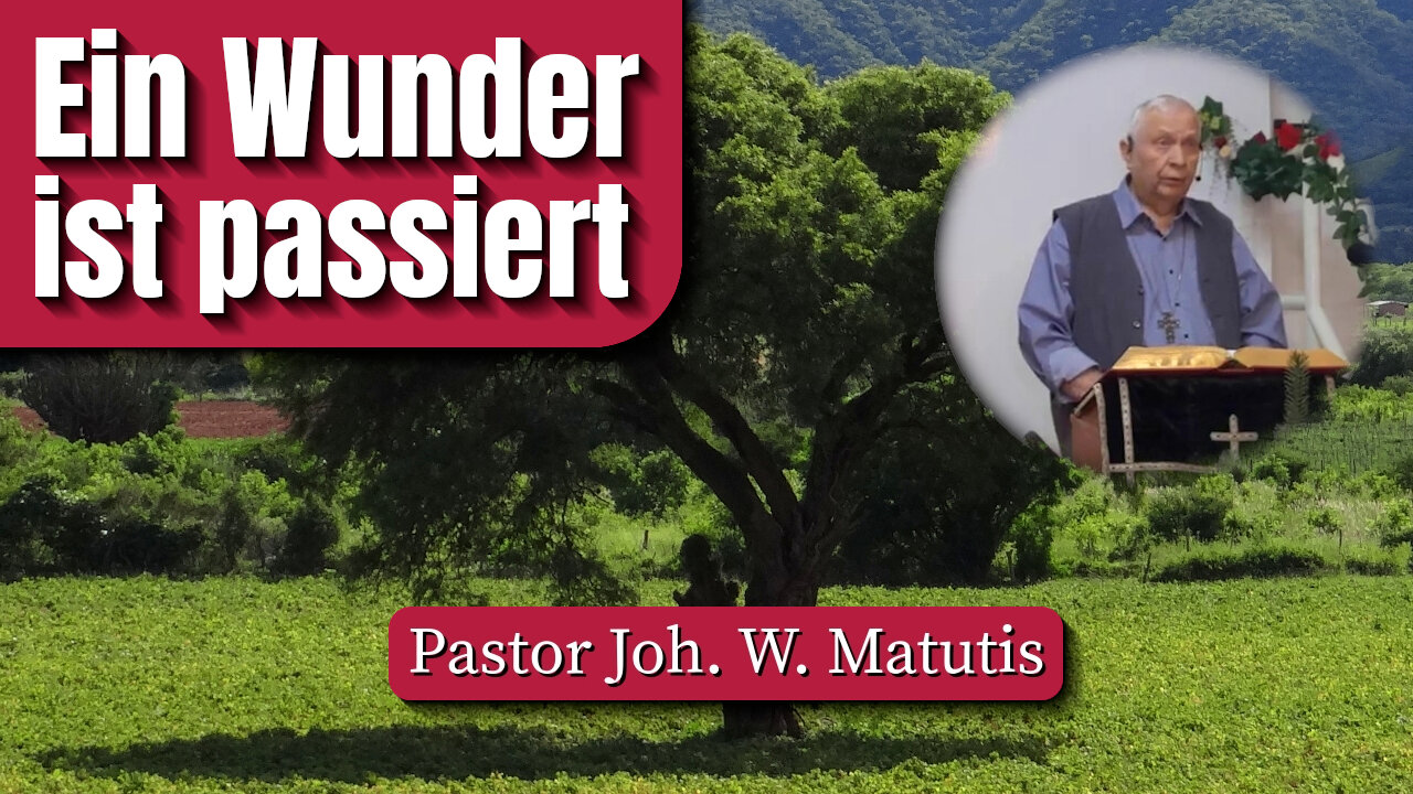 Ein Wunder ist passiert