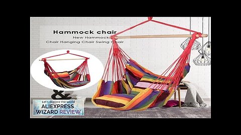 120KG Garden Hanging Chair Fabric Camping Rope Bed Bedroom Swing Seat Hammock Review