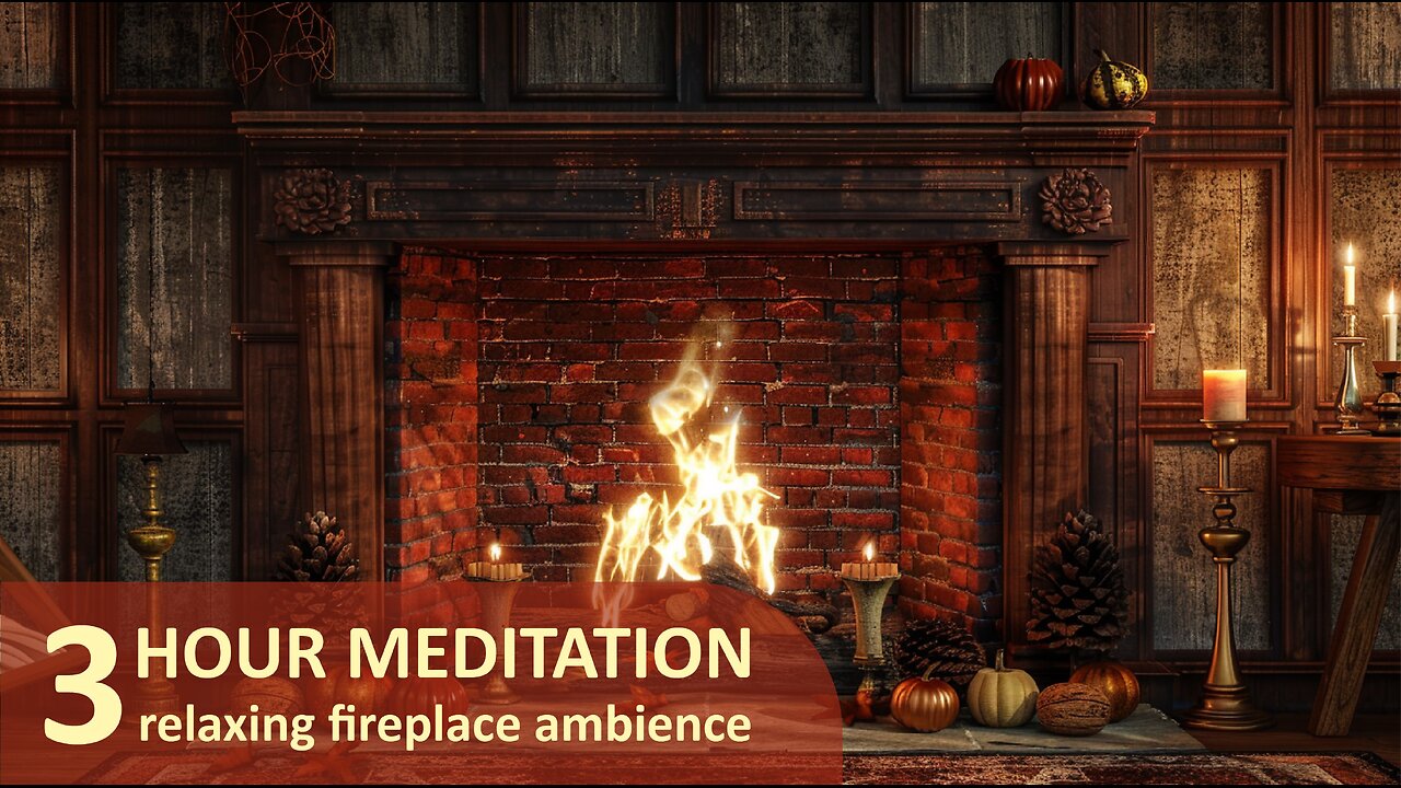 Study Better By This Cosy Fireplace | Ambience To Enhance Your Focus | Productivity Boost