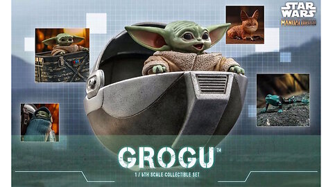 Star Wars The Mandalorian Action Figures 1/6 Grogu [by Hot Toys]