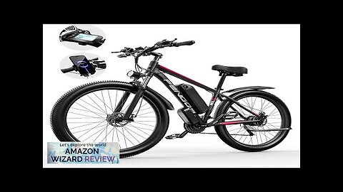 27.5" Electric Bike for Adults48V15AH 750W Mountain Bike32MPH Electric Bicycle21 Speed Review