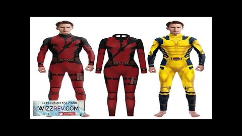 Superhero Wolverine Deadpool Cosplay Jumpsuit Wolverine Cosplay Costume Men Women Halloween Review