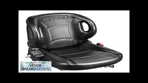 VEVOR Universal Forklift SeatTractor Seat with Adjustable Angle Back Micro Switch Review